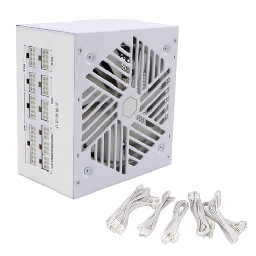 Image of Yjcnelcr 110-240V High Performances 850W PSUs Computer Power Supply for PC, Fully Modulars with Quiet 120mm Cooling