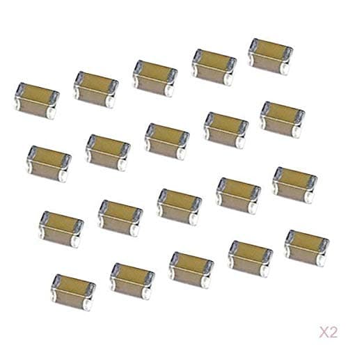 Image of RNXRZANK 2x 20 Pieces 10uF 16V Ceramic Chip Capacitors X7R 1206 106K for Digital Stereo