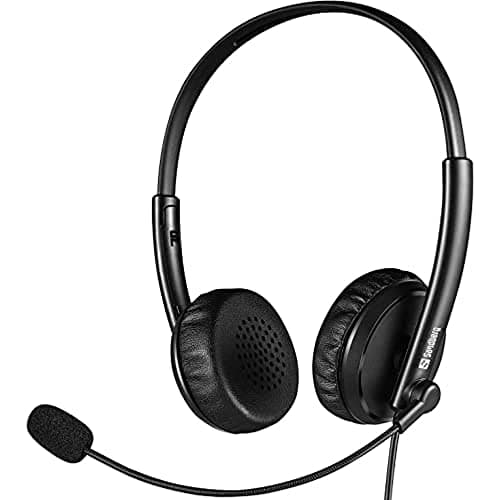 Image of Sandberg (126-21) USB & Jack Headset, InLine Volume Control