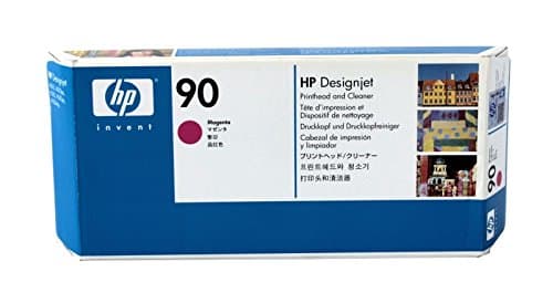 Image of HP 90 Magenta and Cleaner DesignJet Original Ink Cartridge (C5056A)