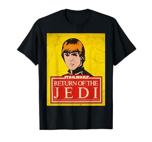 Image of Star Wars Luke Skywalker Jedi Vintage Trading Card T-Shirt