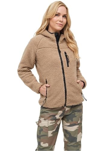 Image of Brandit Women Teddyfleece Jacket Hoode, color: camel, size: S