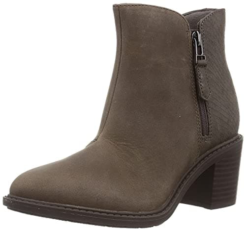 Image of Clarks Women's Scene Zip Fashion Boot, Dark Taupe, 6.5 UK