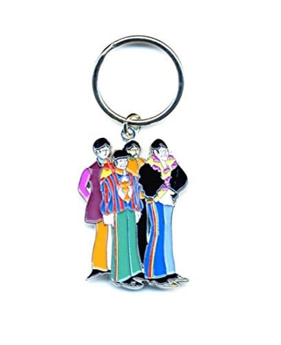 Image of Rock Off The Beatles Yellow Keychain Characters - Officially Licensed Product