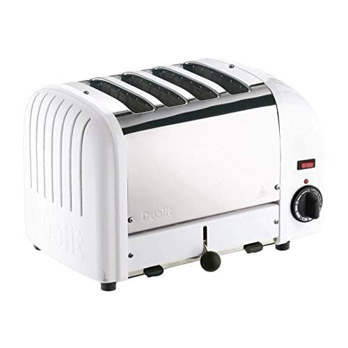 Image of Dualit F211 Dualit 4 Slot Bread Toaster With White Finish