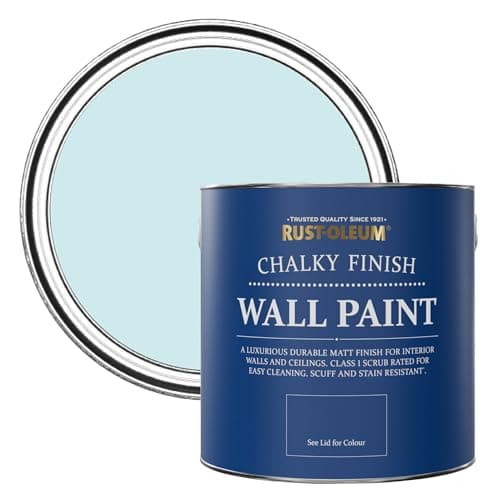 Image of Rust-Oleum Blue Matt Emulsion Wall Paint - Duck Egg 2.5L