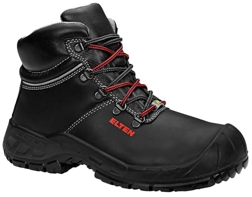 Image of Elten 765861-50 Safety Boots "Renzo XW Mid" ESD S3, Size 14, black/red