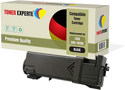Image of TONER EXPERTE® Compatible with 593-10258 Black Premium Toner Cartridge for Dell 1320c, 1320cn