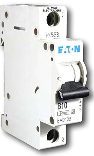 Image of Eaton EAD10B MCB Miniature Circuit Breaker Type B 10 Amp