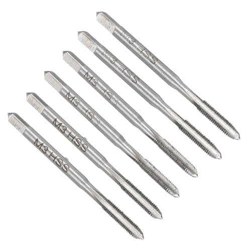 Image of sourcing map 2 Set Metric Hand Tap Set, M3 x 0.5 H2 Thread Taper + Plug + Bottom Taps, High Speed Steel (HSS) Screw Threading Tapping Tool Kit