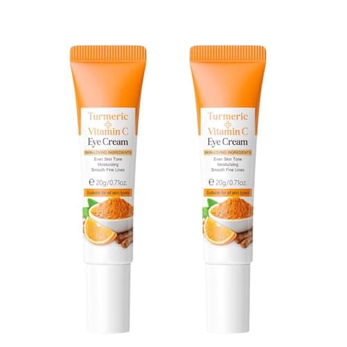 Image of Turmeric Vitamin C Eye Cream, Eye Repair Cream For Dark Circles And Puffiness, Brightens & Revitalises Undereye Skin, Eye Care for Men & Women
