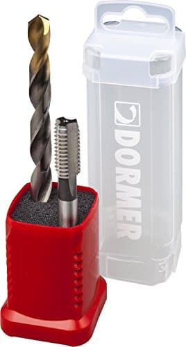 Image of Dormer Set E500 Taps and A002 Drill bits with 118 Degree Tin Tipped Split Point, Tap Size M6NO2