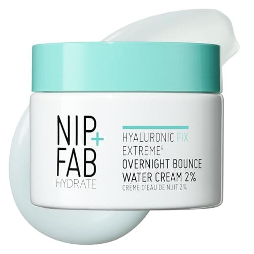 Image of Hyaluronic Fix Extreme4 Overnight Bounce Water Cream 2% 50 ml, Hydrating, Smooths Pores, Fine Lines and Wrinkles, Prevents Moisture Loss