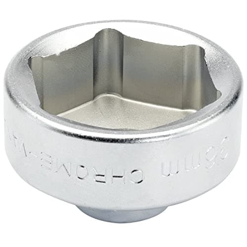Image of Draper 13449 Expert Oil Filter Cap Socket, 3/8" Square Drive, 36mm, Silver