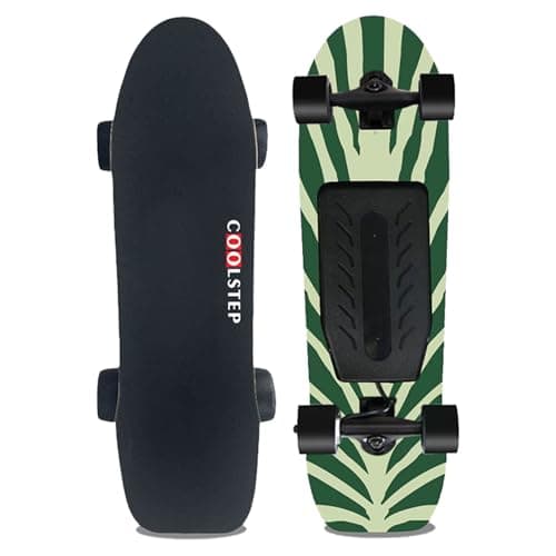 Image of GLWABOMARS Electric Skateboard with Remote, 800W Electric Longboard, 26 Mph Top Speed & 16 Miles Range, Max Load 300lbs, Safety Sandpaper, Suitable for Adults & Teens Beginner Singledrive-E
