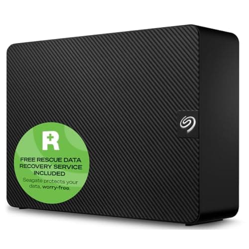 Image of Seagate Expansion Desktop 14TB, External Hard Drive, USB 3.0, Data Rescue Services (STKP14000400)