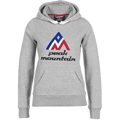 Image of Peak Mountain Women's ADRIVER/XH Fleece Sweatshirt, Flecked Grey, M