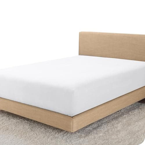 Image of Linens World Egyptian Cotton Fitted Sheets King Size Breathable, Anti Wrinkle 40cm Deep Pocket 200 Thread Count Bed Sheets Bedding & Linen 152 X 200-CM White Bedding King Size Fitted Sheets