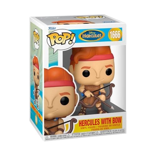 Image of Funko Pop! Disney: Hercules - Hercules With Bow - Collectable Vinyl Figure - Gift Idea - Official Merchandise - Toys for Kids & Adults - Cartoon Fans - Model Figure for Collectors and Display