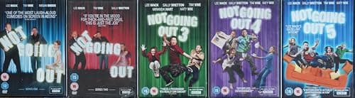 Image of NOT GOING OUT 1-5 COMPLETE COLLECTION / 1. SERIES 1 / 2. SERIES 2 / 3. SERIES 3 / 4. SERIES 4 / 5. SERIES 5 = ULTIMATE 5x DVD UK SET