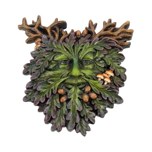 Image of Nemesis Now Autumn's Reflection Wall Plaque 18cm Green