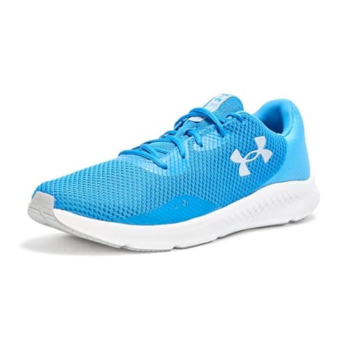 Image of Under Armour Men's Charged Pursuit 3 Running Shoe, (406) Photon Blue/Viral Blue/Mod Gray, 11 UK