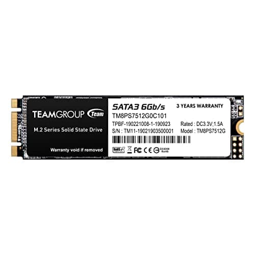 Image of 512GB TEAMGROUP MS30 M.2 2280 SATA III Solid State Drive