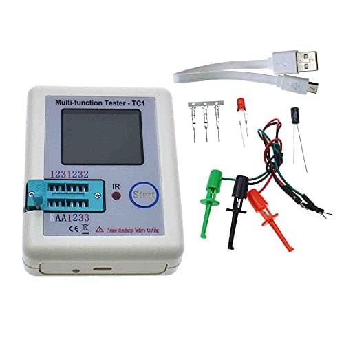 Image of LCR-TC1 LCR-T7 Colorful Display Pocketable Multifunctional TFT Backlight Transistor Tester for Diode Triode Capacitor Resistor Transistor LCR ESR NPN PNP MOSFET (LCR-TC1)