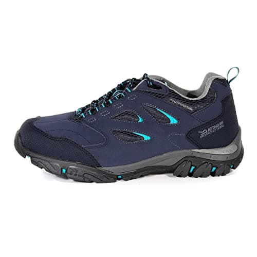 Image of Regatta Womens Holcombe Iep Low Rise Hiking Boots, Navy Atlantis, 3 UK