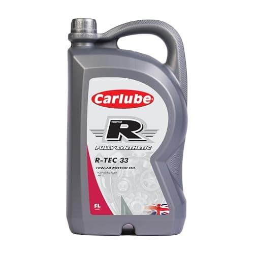 Image of Carlube Triple R 10W-60 ACEA A3/B4, API SN Fully Synthetic Engine Oil R-TEC 33 5L