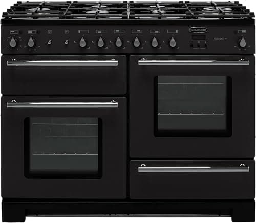 Image of Rangemaster Toledo + TOLP110DFFSL/C 110cm Dual Fuel Range Cooker - Slate - A/A Rated