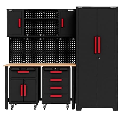 Image of Sealey American PRO® Complete Garage Storage System with Mobile Trolley x 2 - APMS12OP