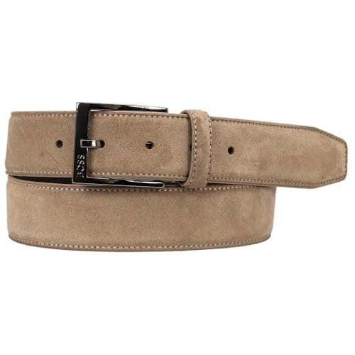 Image of BOSS Men's Belt, Medium Beige 261, 80 cm