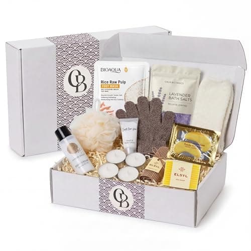 Image of New Mum to Be Gifts Pamper Hamper – Baby Shower Gift for Mum, Pregnancy Gifts, Self Care Home Spa Maternity Present with Bath Salts, Foot Masks & Body Cream, Present for Expecting Mum, Wife or Friend