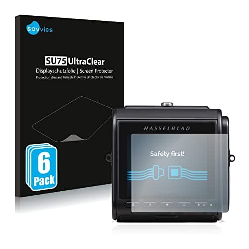 Image of Savvies 6 Pack Screen Protector compatible with Hasselblad 907X 50C Protection Film Clear