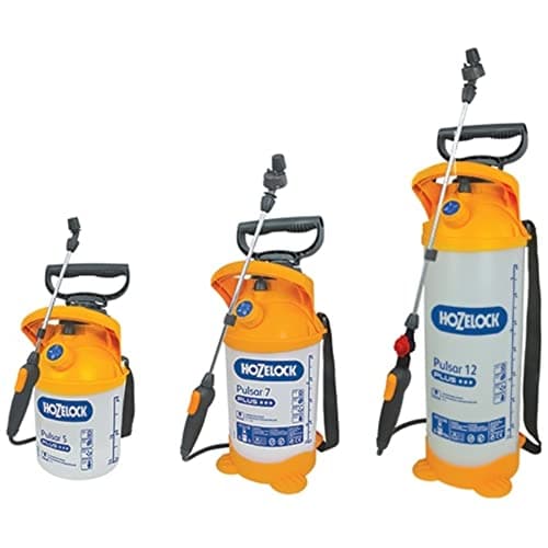 Image of HOZELOCK - Pressure Sprayer Pulsar Plus 5L : Ideal for Small Gardens, Combines Practicality, Safety and Comfort, Separate Carrying Handle, Doser, 30cm Aluminium Lance [4310 1240]