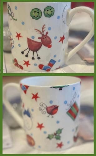 Image of Dreamair 1 Pint Fine Bone China Mug Christmas (Christmas)