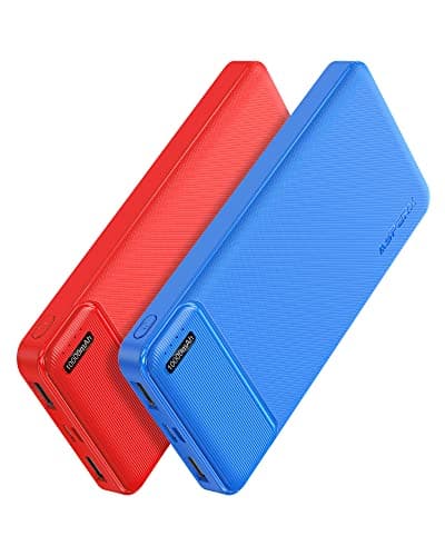Image of AsperX 2-Pack Power Bank Portable Charger Fast Charging 10000mAh, PowerBank USB C Input and Output, Battery Pack Compatible with iPhone, Samsung, Huawei, iPad, Tablets and More