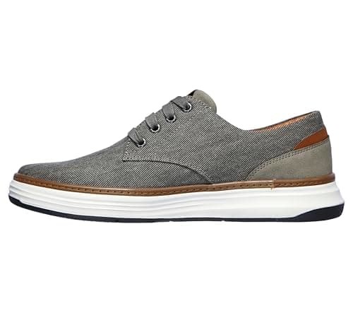 Image of Skechers Men's Moreno Ederson Trainers,Taupe Canvas,6 UK