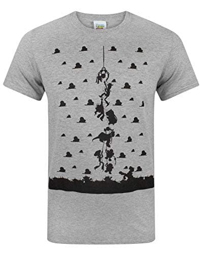 Image of Disney Toy Story The Claw Men's Adults Grey T-Shirt Top