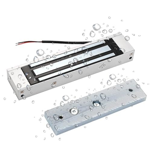 Image of Electromagnetic Lock Waterproof 350LBS 180KG Holding Force Electric Magnetic Door Lock 12V Fail Safe NC Mode for Access Control System