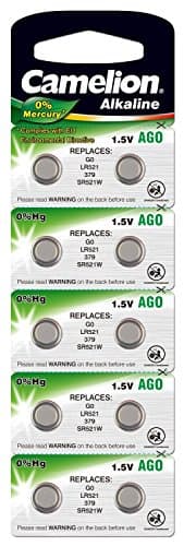 Image of 10 x AG0 379 Alkaline Coin Cell Button 1.5v Battery