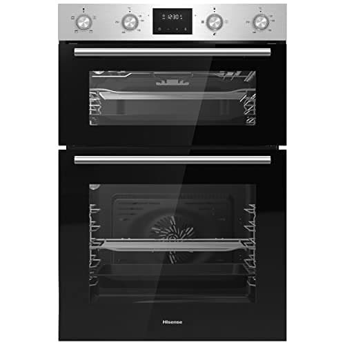 Image of Hisense BID99222CXUK Built In Electric Double Oven - Stainless Steel - A/A Rated, Extra Large