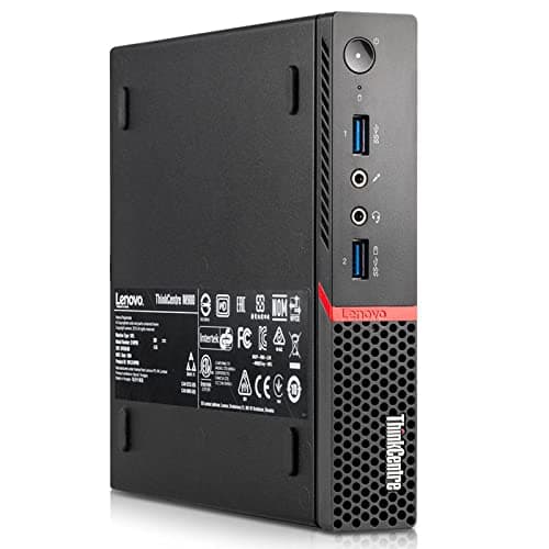 Image of Lenovo ThinkCentre M700 Tiny Mini PC Desktop Computer, Core i5-6400T Processor, 16GB RAM, 512GB SSD, Win 10 Pro (Refurbished)