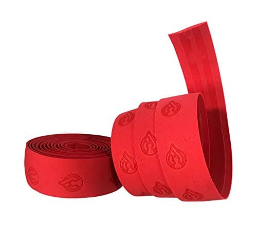 Image of Cinelli Gel Cork Handlebar Tape, Red