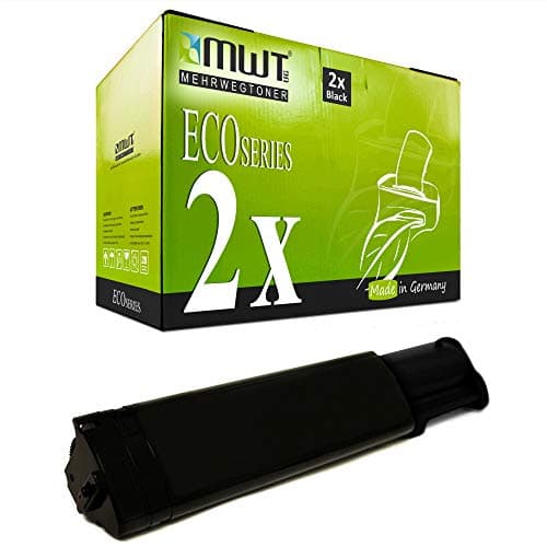 Image of 2x MWT Toner compatible for Epson Aculaser C 1100 wie C13S050190 S050190 Black Set