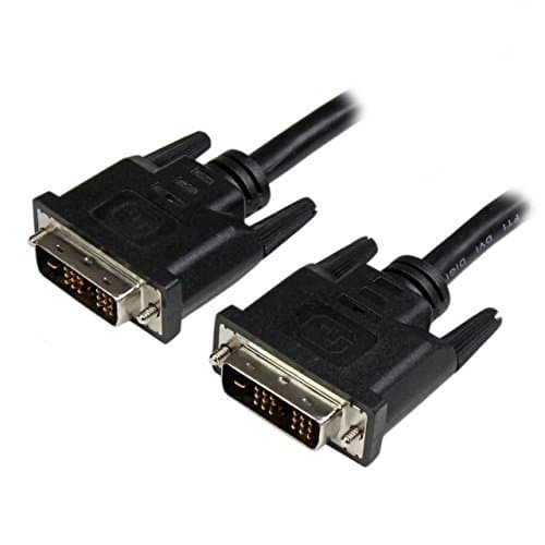 Image of StarTech.com 6 ft DVI-D Single Link Cable - Male to Male DVI-D Digital Video Monitor Cable - DVI-D M/M - Black 6 Feet - 1920x1200 (DVIMM6)