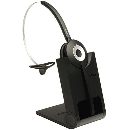 Image of Jabra Pro 930 MS DECT Kabelloses On-Ear Mono Headset - Skype for Business Zertifiziert - HD Voice und Noise Cancelling - zur Verwendung mit Softphones in Europa - EU-Stecker