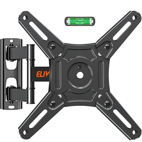 Image of ELIVED TV Wall Bracket Tilt Swivel for Most 14-42 Inch LED, LCD, OLED Flat/Curved TVs with Max VESA 200x200mm up to 20KG, Full Motion TV Bracket with Articulating Arm, Monitor Wall Mount EV012