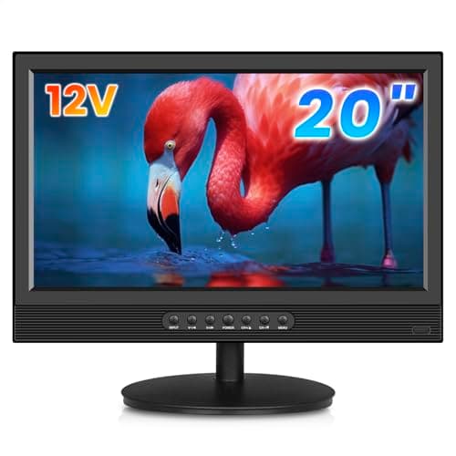 Image of ZOSHING 20Inch LED TV,Small Television with VESA Wall Mountable,Full HD 1080p-Digital DVB-T2 Tuner Freeview Receive-HDMI/USB-AC/DC-12V input for Bedroom Caravan
